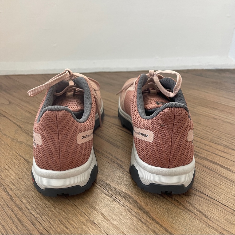 Salomon Pink and Gray Athletic Shoes - Picture 5 of 8